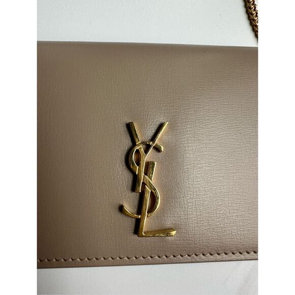 Saint Laurent Cassandre Phone Holder with Strap in Smooth Leather $745 - Picture 10 of 11